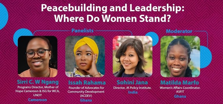 Read more about the article Young women peacebuilders call for the meaningful participation of women in peacebuilding and leadership